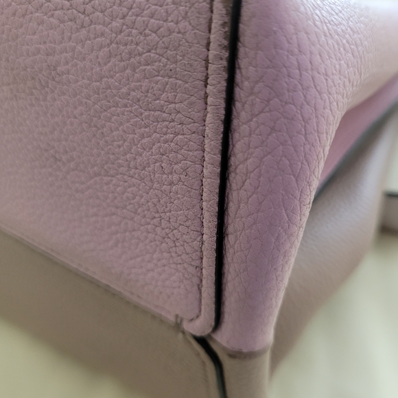 Coach Taupe and Pink Satchel - Picture 5 of 8